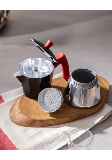 Carla Moka Pot - Çelik - 300 Ml