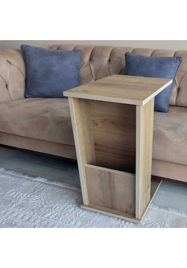 Modilayn Ata Gazetelik- Dergilik- Servis Tekerlekli C Yan Sehpa. N11.2684