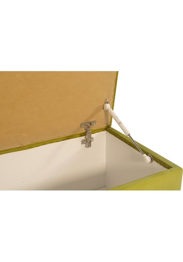 Vetra V2 Sandıklı Puf  Hardal Dilimli Model Sandıklı Bench Puf - Sandıklı Yatak Ucu Bankı