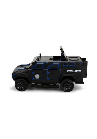 Suncon S00001984 Işıklı Uzaktan Kumandalı Polis Panzeri Çok Renkli
