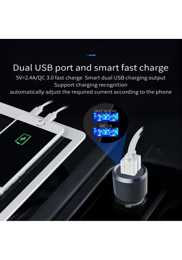 Dancemonkey Vericisi-14 Shineyee Serbest Şarjlı Qc3.0 Oynatıcı Mp3 Hızlı Fm Eller Bluetooth Araba Araba Cw