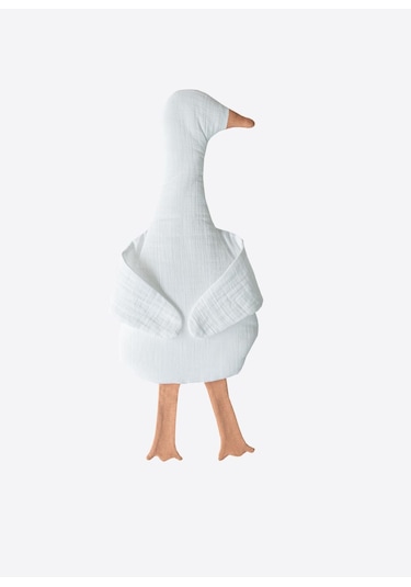 Organik Morton Ördek Uyku Arkadaşı Beyaz Beyaz