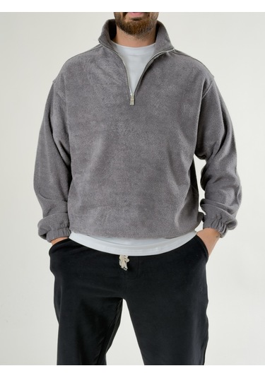 Cocopelli Erkek Gri Sweatshirt Coc2709 Gri