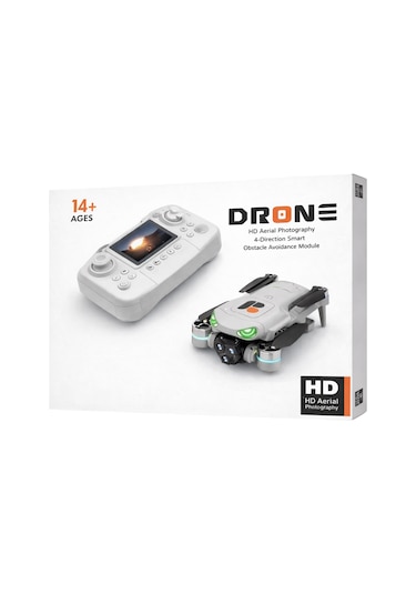 R08 Katlanabilir Drone - 4k Hd Çift Kamera, Hareket Algılama, Şarjlı Uzaktan Kumandalı