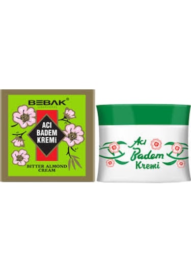 Bebak Acı Badem Kavanoz Krem 30 G