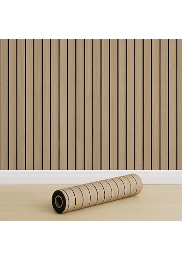 Brano Kendinden Yapışkanlı Duvar Lambiri 60x280 Cm Naturel