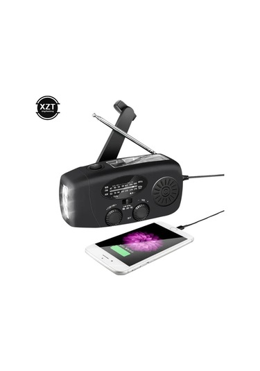 Greatone Taşınabilir Radyo Powerbank El Feneri Mavi