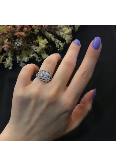 Stela Fashıon Baget Gümüş Yüzük