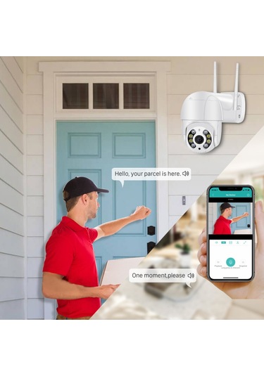 Yeni Sınır Ötesi Kablosuz Wifi Gözetim Kamerası Çift Işık Kaynağı Aı Akıllı Bulut Depolama Gözetim Kubbe Kamera 1080p Abd 2 Milyon 3,6 Mm 60 Metre