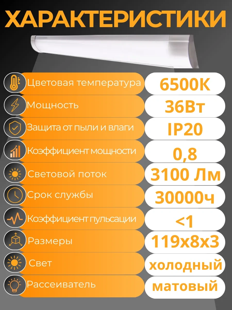 Lightphenomenon 120 Cm Led Tavan Lambası. 116590208 Beyaz