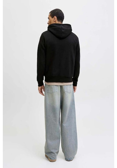 Jack & Jones Jjmakoto Erkek Sweatshirt Siyah