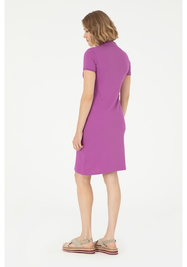 U.s. Polo Assn. Kadın Mor Elbise Örme 50280069-vr038 Mor