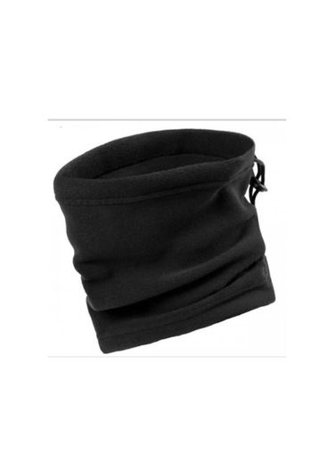 2'li Erkek Termal Tayt-polar Boyunluk-polar Bere-polar Eldiven-termal Çorap Set Aynı Gün Kargolama Siyah