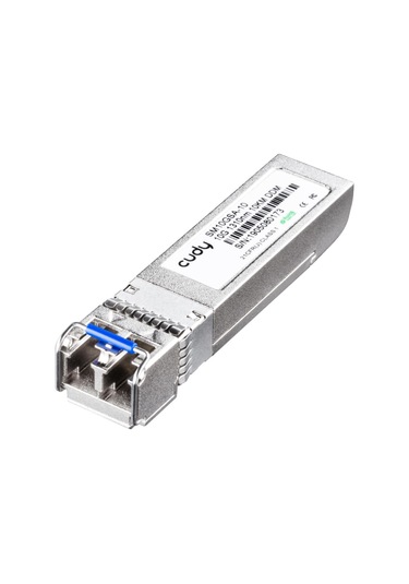 Cudy SM10GSA-10 SFP+ 10Gbps LC SMF 10KM 1310nm Endüstriyel Sfp+ Modül Metal Switch