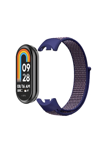 Butam Bilişim Xiaomi Mi Band 9 Krd-03 Hasır Kordon-gri