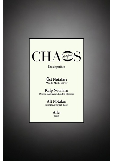 Eda Taşpınar Chaos Erkek Parfüm EDP 100 ML