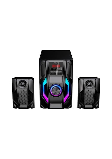 Mikado MD-415BT 2+1 20 W Multimedya FM/BT/SD/USB Speaker Hoparlör Siyah