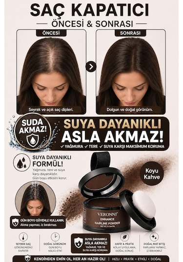 Blue Skin Care Saç Dolgunlaştırıcı Orta Kahve