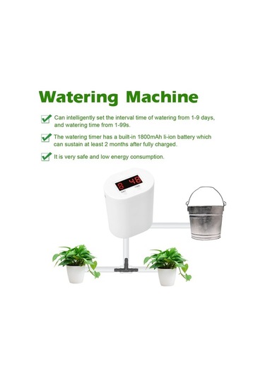 Pazly Akıllı Bitki Sulama Sistemi - Otomatik Damla Sulama Pompası 4/8 Başlıklı