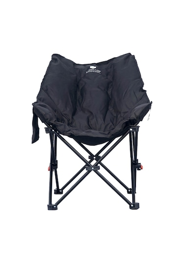 Windcamp Bel Korunaklı  Katlanır Kamp Sandalyesi Siyah