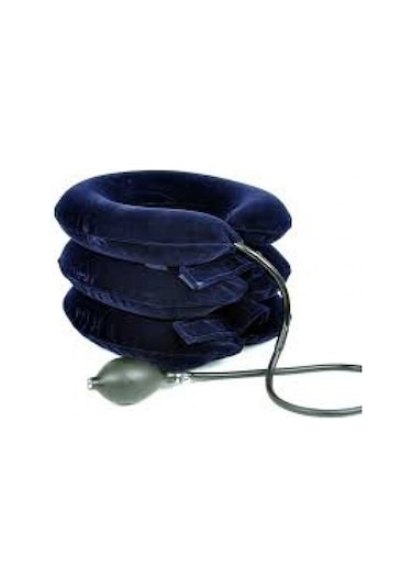 Şişirilebilir Pompalı Ortopedik Boyun ve Seyahat  Yastığı