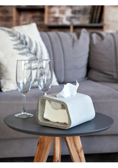 Green Story Masaüstü Dekoratif Peçetelik 244746895 Gri