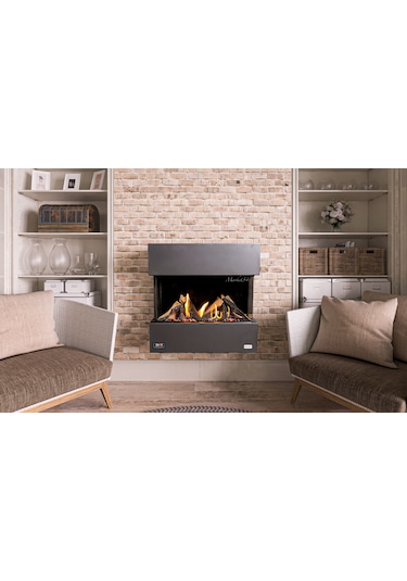 Revega H75UB Üstten Bacalı Doğalgazlı Şömine