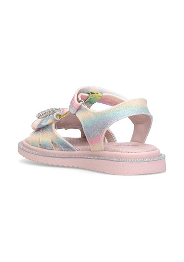 Elit J-p-600-25y Patik Kız Çocuk Düz Sandalet Gökkuşağı Gökkuşağı