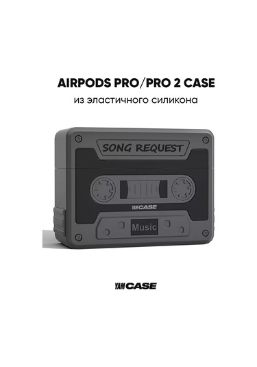 Yamcase Airpods Uyumlu Pro, Pro 2 İçin Siyah Karabinalı Kulaklık Kılıfı 185750907 Siyah