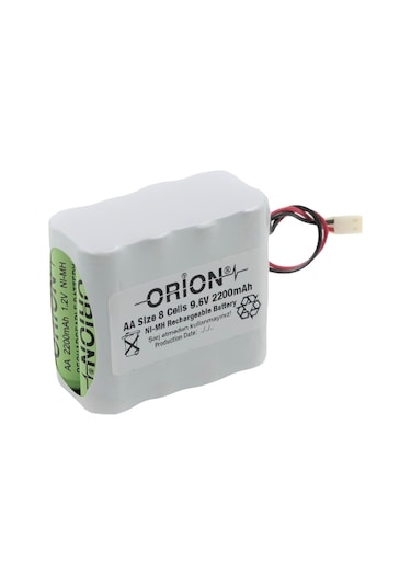Orion 9.6V Aa 2200Mah Ni-Mh Konnektörlü Şarjlı Pil
