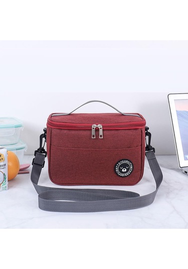 Şarap Sofieles Piknik Yalıtımlı Öğle Yemeği Kutusu Taşınabilir Soğutmalı Çanta Büyük Kapasiteli Su Geçirmez Öğle Yemeği Çantası Piknik Çantası S Çok Renkli