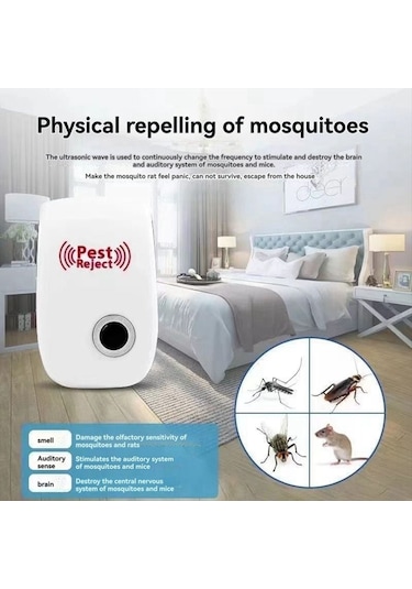 Xurunkeji Ultrasonik Dalga Sivrisinek Kovucu Fare Kovucu Ev Gece Lambası Elektronik Cihaz Sivrisinek Kovucu Ab Fişi