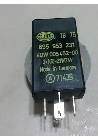 Hella 4Dw005452-00 24 V 4 Uclu Elektronic Flaşor Man-Mercedes