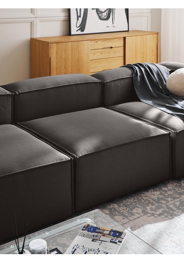 Most Mollis Orta Modül Berjer Silinebilir 41 Koyu Antrasit Keten Koyu Antrasit