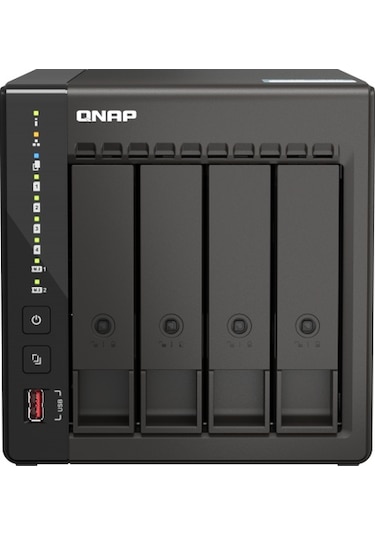 Qnap QN-TS-453E-8G 4 HDD 3.5" Nas Depolama Ünitesi