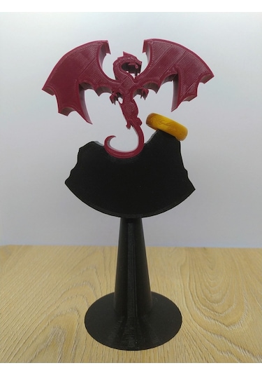Yüzüklerin Efendisi Kulaklık Standı 20cm - Bordo