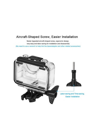 Bloomnest Agdy35 Su Geçirmez Kılıf Djı Osmo Action İçin Dalış Koruyucu Kasa Aksesuarı Altın