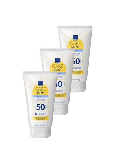Avon Sun+ Protect Nemlendirici Güneş Kremi SPF50 3 x 150 ML