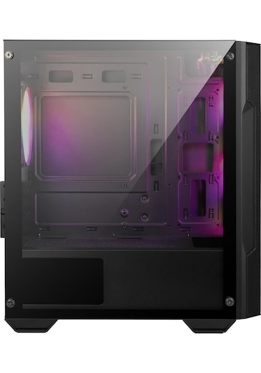 Msi Mag Forge M100A RGB Fan mAtx Bilgisayar Kasası Siyah