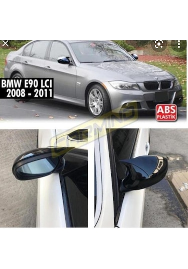 Bmw E90 Batman Ayna Kapağı Parlak Siyah