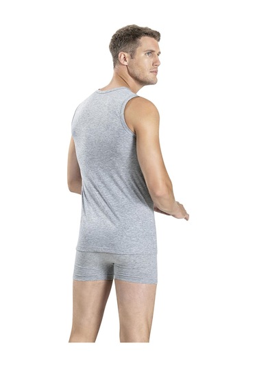 Jiber Erkek Sıfır Yaka Sıfır Kol Pamuklu Fanila Atlet 114 - 9 Adet 001