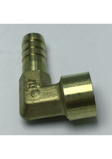 Suntek Pirinç 90 Derece Dişi Dişli Hortum Boru Bağlantısı,