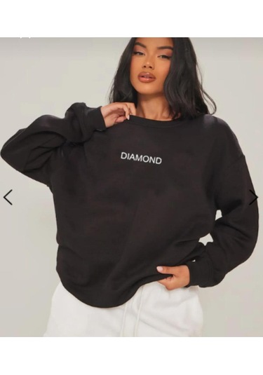 Unisex 2ip Şardonlu He Love Baskılı Kahverengi Oversize Sweatshirt Kahverengicore12