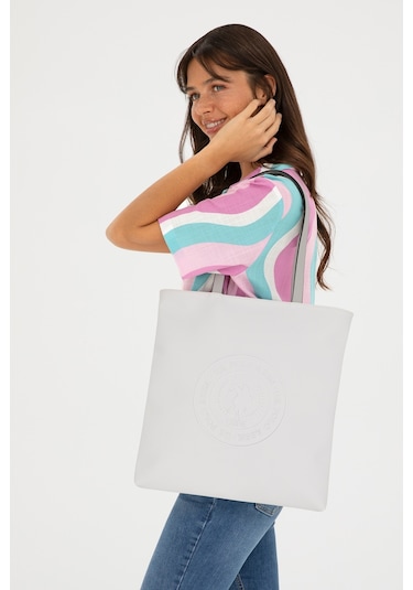 U.S. Polo Assn. Kadın Beyaz Omuz Çantası 50293675-VR013