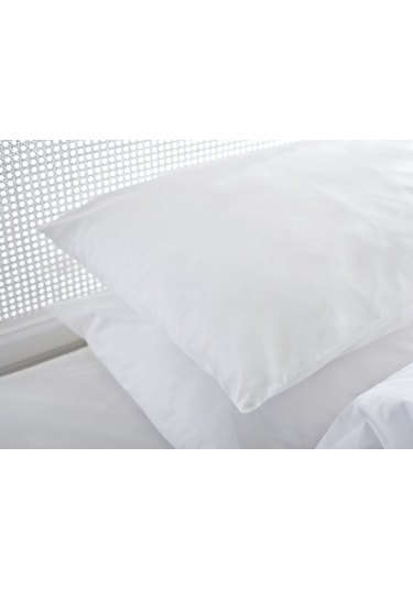 2'Li 50X70 Renforce Beyaz Kapaklı Yastık Kılıfı
