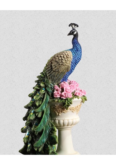 Roma Sütun Vazosu Üzerinde Tavus Kuşu Biblosu 1