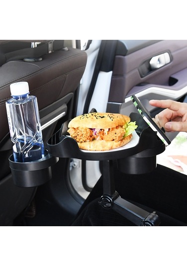 Cbtx Sc222 Çok Fonksiyonlu Uzun Kol Araba Bardak Tutucu Genişletici Döner Ayarlanabilir Tabanlı Yiyecek İçecek Tepsisi