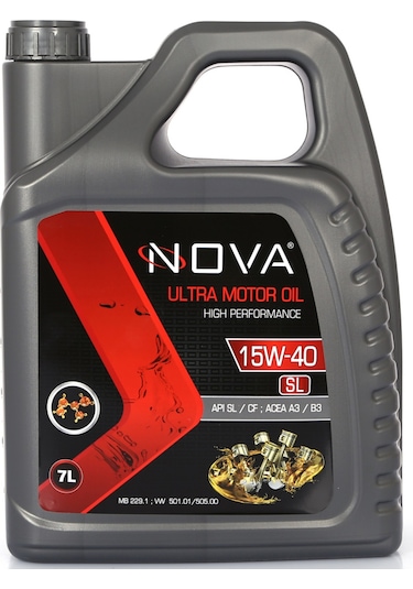 Nova 15W-40 Sl Motor Yağı 7 L
