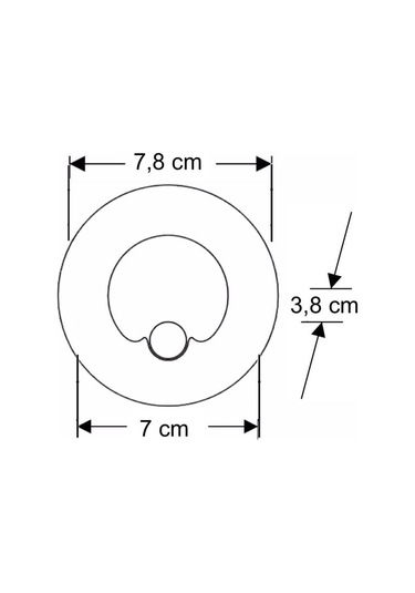 Sensörlü Koridor Aydınlatma Yuvarlak Satin 1,5w Ct-5174 3200k Gün Işığı Diğer