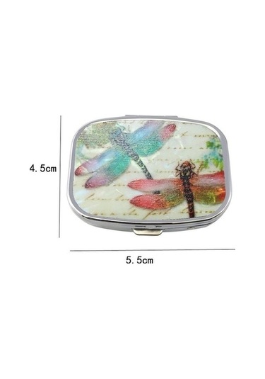 Tongxida Bosphorusboutique Y10336 Metal Leopar Kutu, Beyaz, 2 Adet Beyaz Leopar